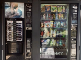 Detail na pripravené vendingové automaty