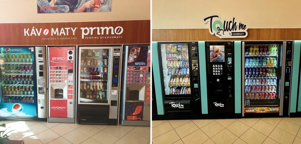 Obmena vendingových automatov